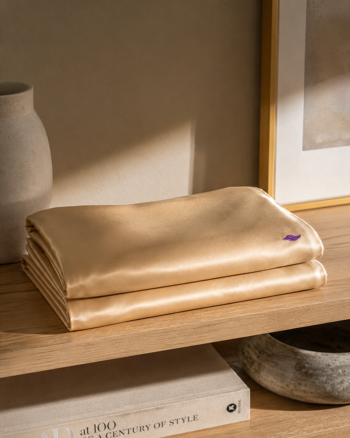 Champagne Gold - VellaMore’s Bespoke Pure Silk Pillowcase