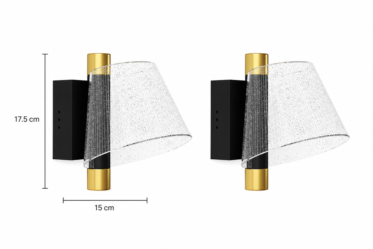 Sleek Interior/Exterior LED Wall Light
