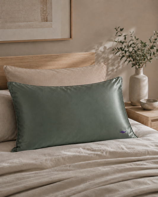 Sage / Eucalyptus - VellaMore’s Bespoke Pure Silk Pillowcase