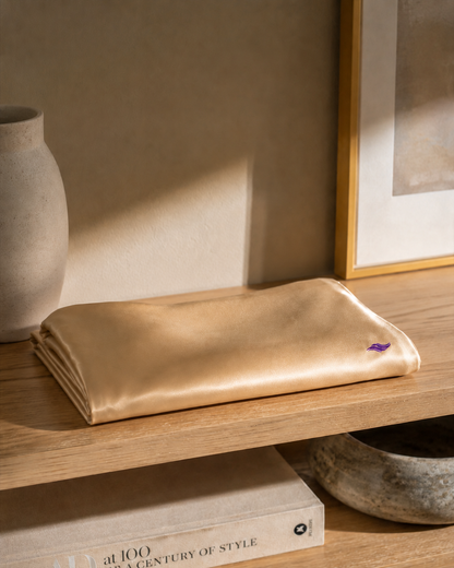 Champagne Gold - VellaMore’s Bespoke Pure Silk Pillowcase