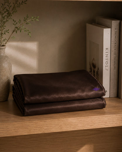 Dark Espresso - VellaMore’s Bespoke Pure Silk Pillowcase