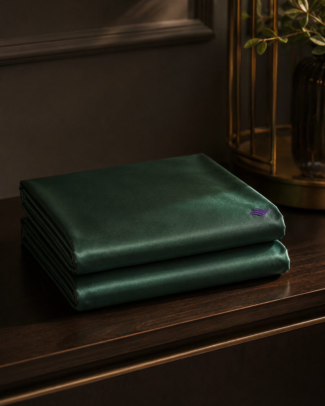 Emerald Hunter - VellaMore’s Bespoke Pure Silk Pillowcase
