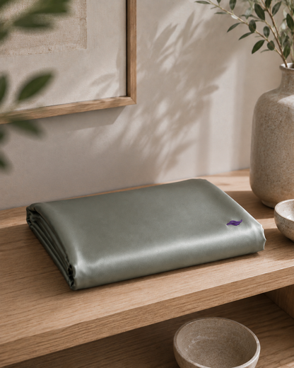 Sage / Eucalyptus - VellaMore’s Bespoke Pure Silk Pillowcase