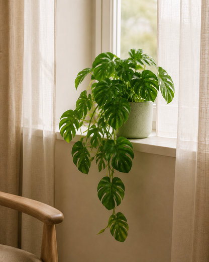 Artificial Monstera Trailing Plant