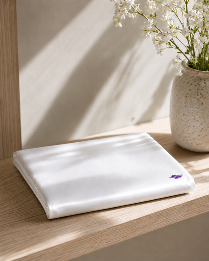 Frost White / Ice - VellaMore’s Bespoke Pure Silk Pillowcase