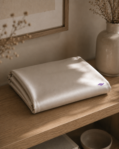 Oyster Shell - VellaMore’s Bespoke Pure Silk Pillowcase