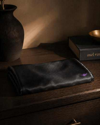 Charcoal / Near-Black - VellaMore’s Bespoke Pure Silk Pillowcase