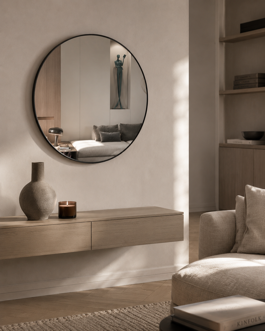 Black Halo Wall Mirror
