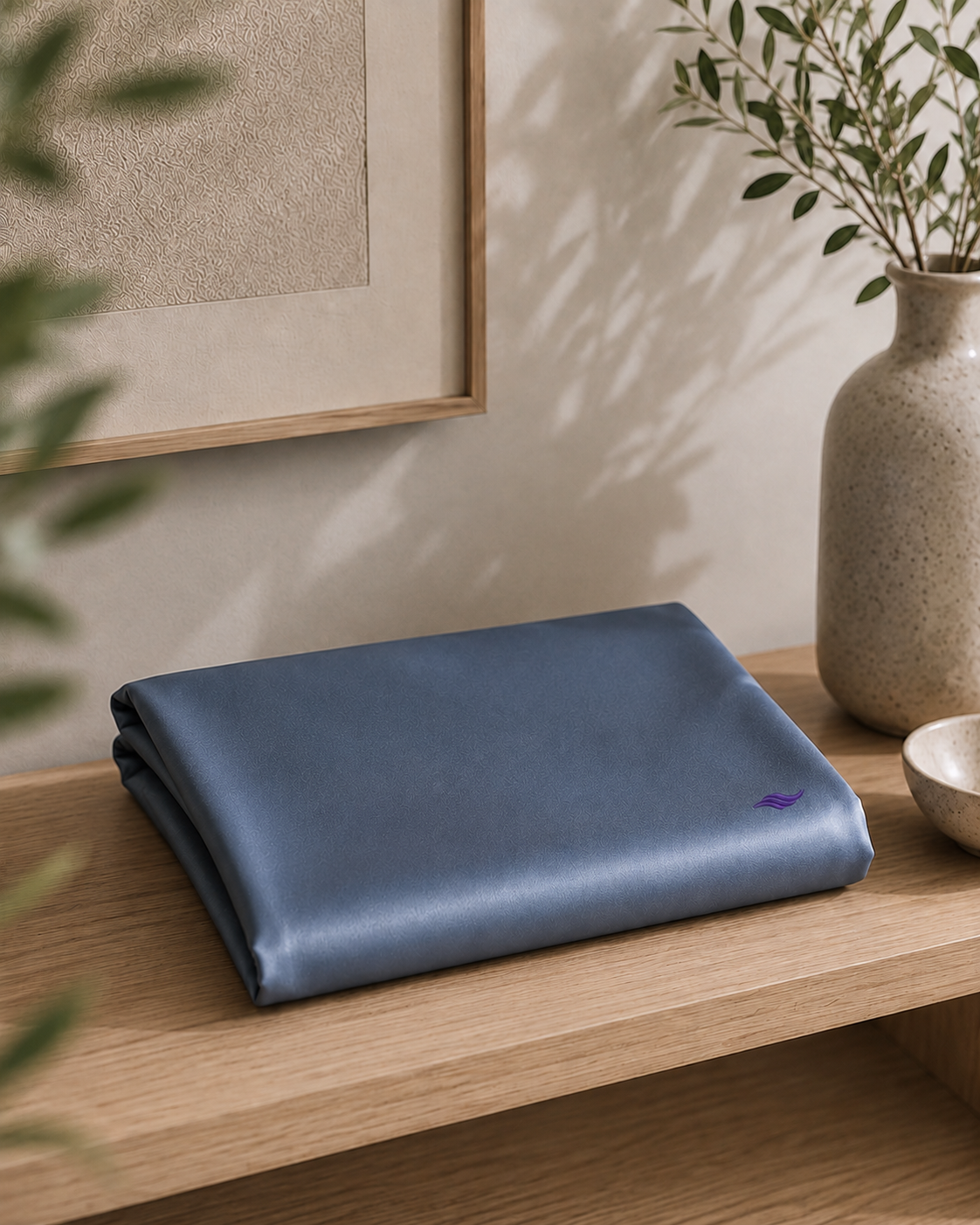 Slate Blue - VellaMore’s Bespoke Pure Silk Pillowcase