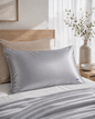 Silver Satin - VellaMore’s Bespoke Pure Silk Pillowcase
