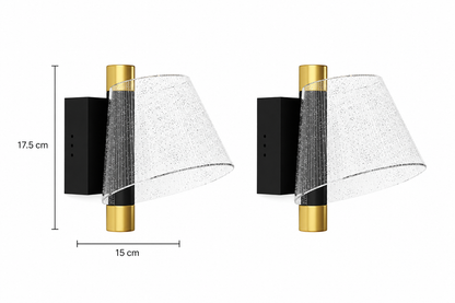 Sleek Interior/Exterior LED Wall Light