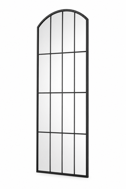 Luxe Cast Iron Frame Wall Mirror