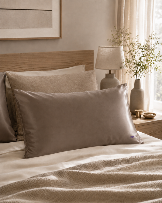 Mink / Sable - VellaMore’s Bespoke Pure Silk Pillowcase