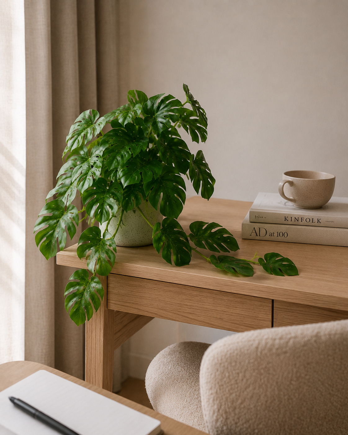 Artificial Monstera Trailing Plant