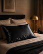 Charcoal / Near-Black - VellaMore’s Bespoke Pure Silk Pillowcase