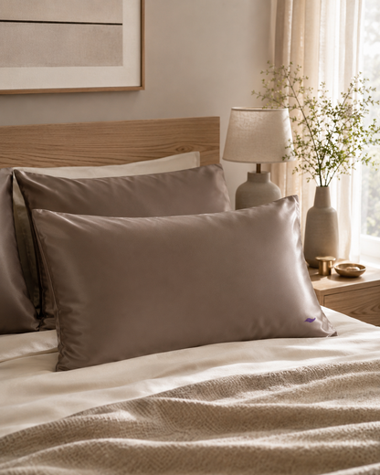 Mink/Sable - VellaMore’s Bespoke Pure Silk Pillowcase