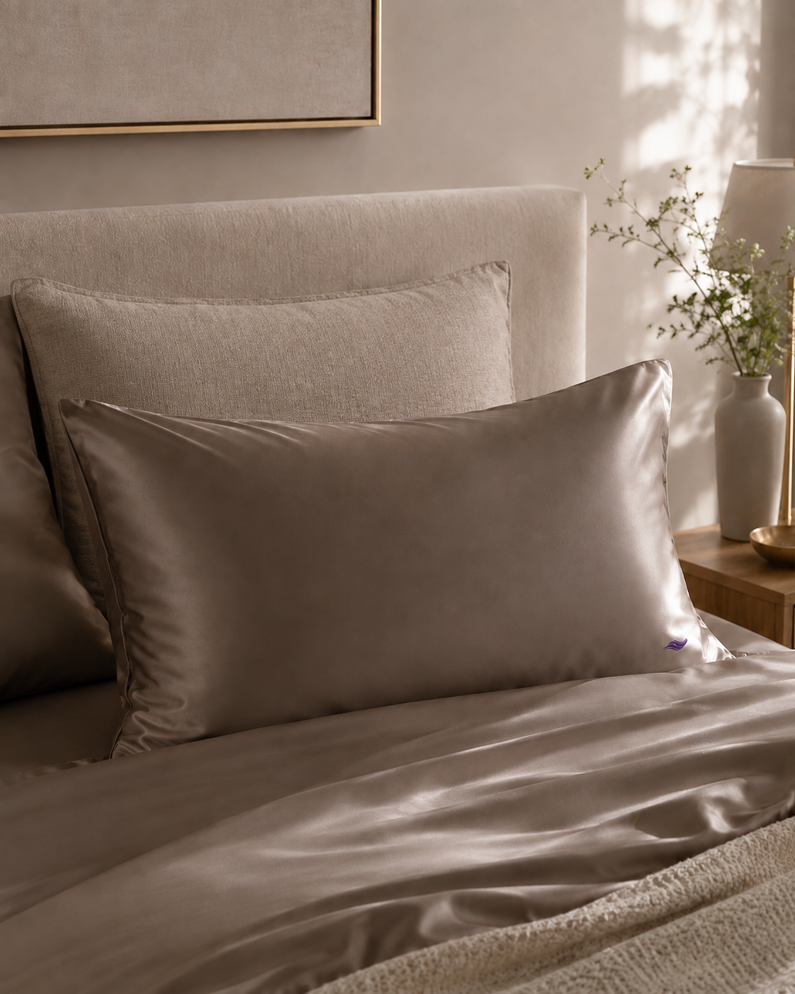 Mink / Sable - VellaMore’s Bespoke Pure Silk Pillowcase