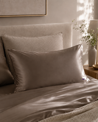 Mink / Sable - VellaMore’s Bespoke Pure Silk Pillowcase