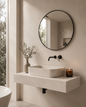 Black Halo Wall Mirror