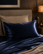 Obsidian Navy - VellaMore’s Bespoke Pure Silk Pillowcase