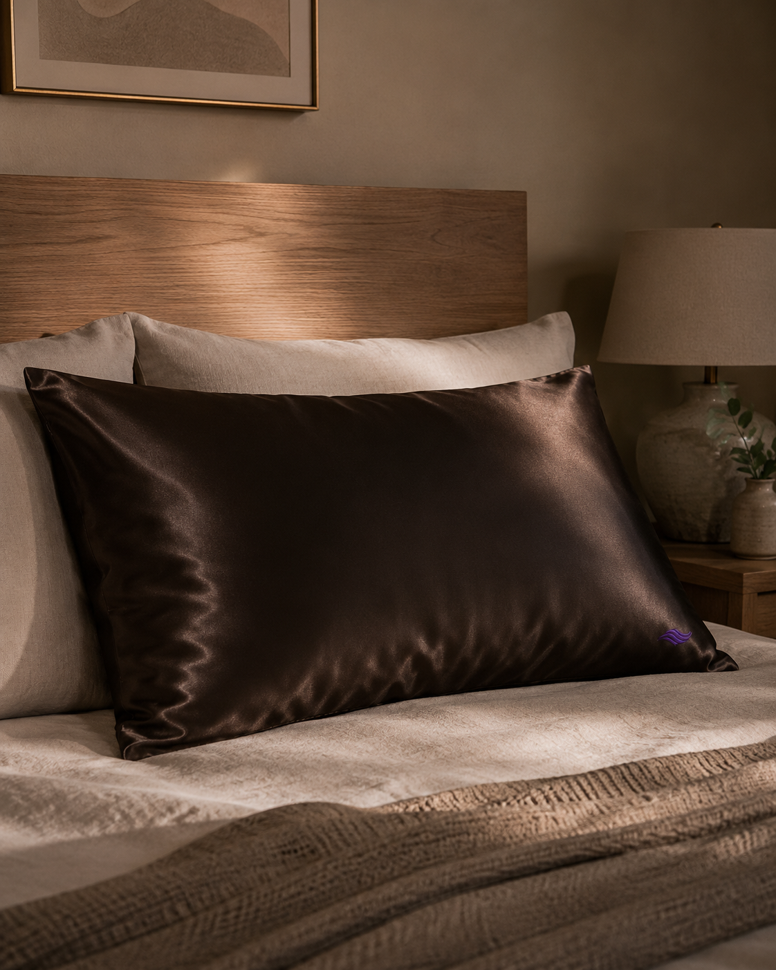 Dark Espresso - VellaMore’s Bespoke Pure Silk Pillowcase