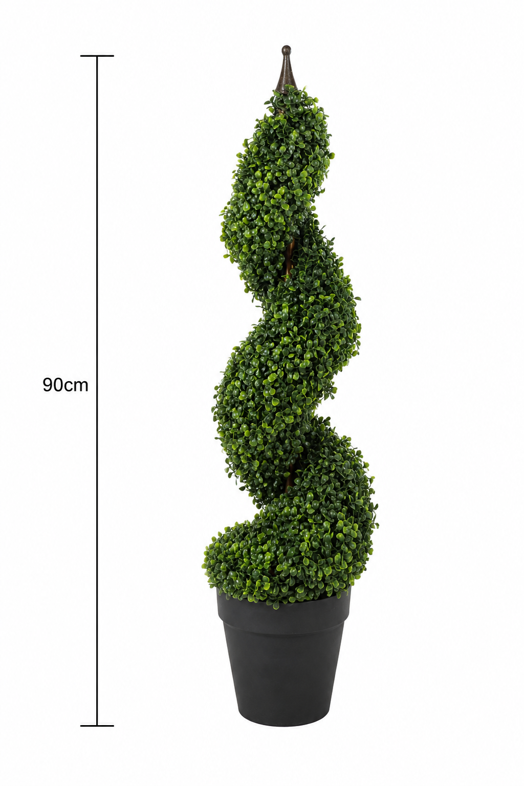 Spiral Artificial Boxwood Tower