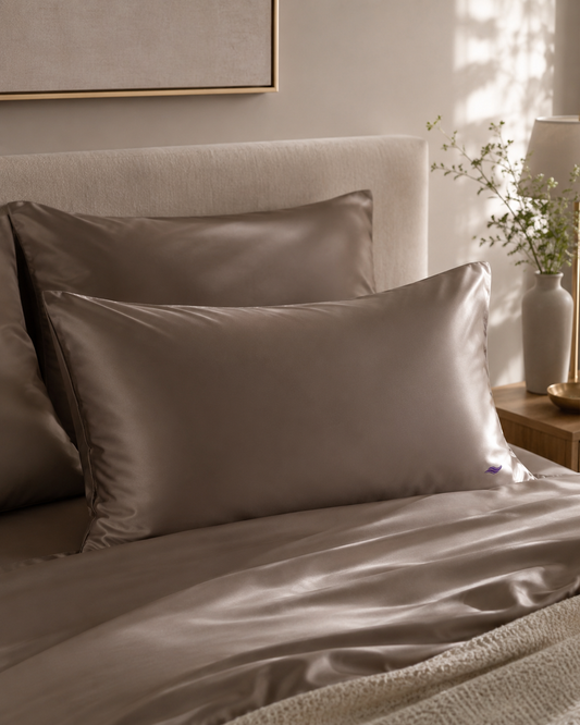 Mink/Sable - VellaMore’s Bespoke Pure Silk Pillowcase