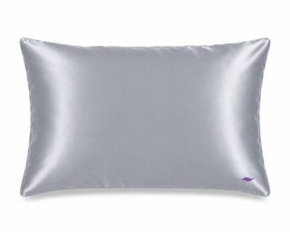 Silver Satin - VellaMore’s Bespoke Pure Silk Pillowcase