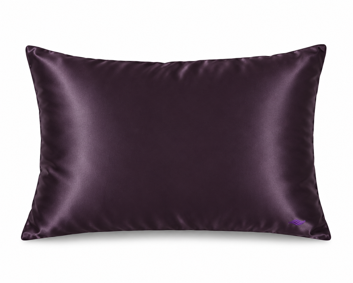 Dark Plum / Aubergine - VellaMore’s Bespoke Pure Silk Pillowcase