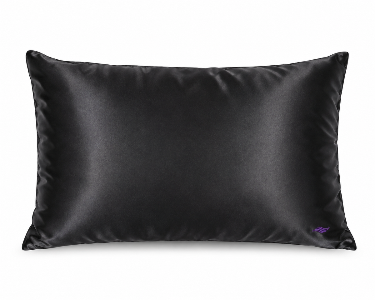 Charcoal / Near-Black - VellaMore’s Bespoke Pure Silk Pillowcase