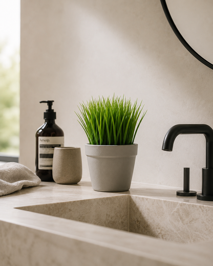 Mini Artificial Grass Accent Plant