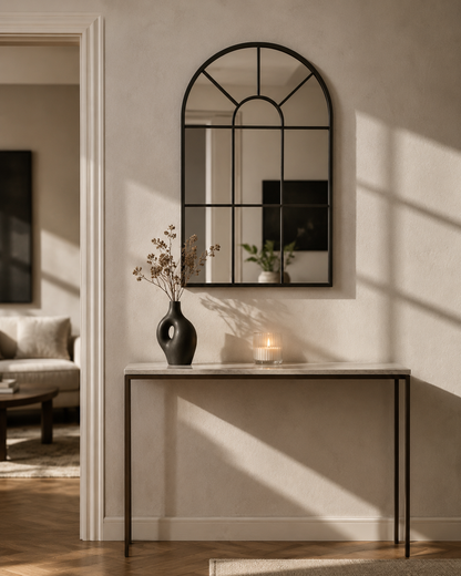 Luxe Arched Window Mirror