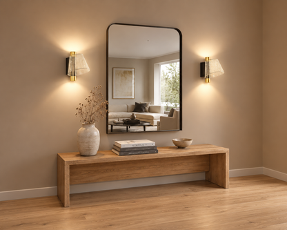 Sleek Interior/Exterior LED Wall Light