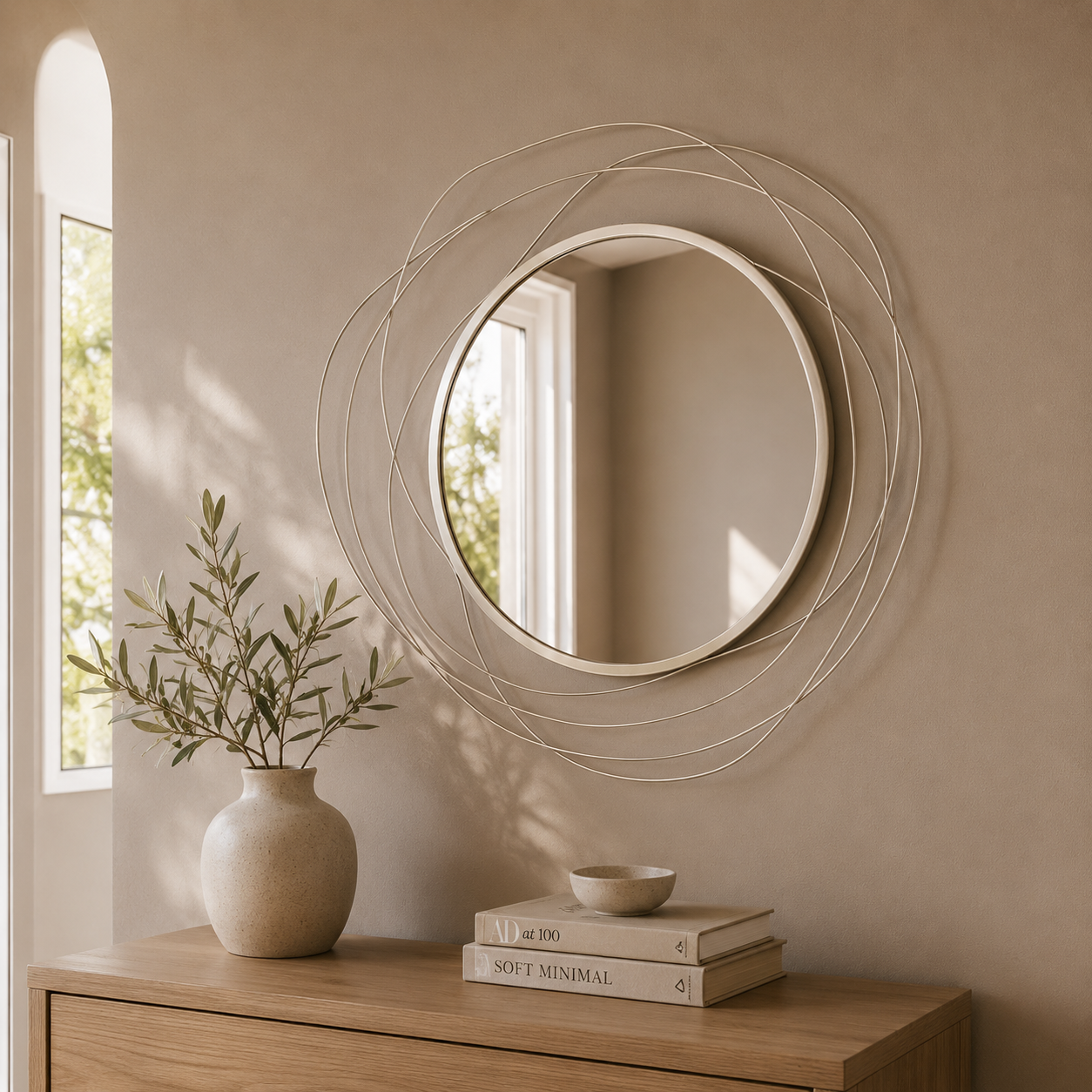 Signature Metal Frame Mirror