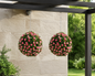 Artificial Topiary Rose Balls - Set of 2